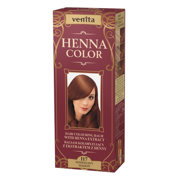 Henna Color 117 Mahoń Balsam koloryzujący z ekstraktem z henny