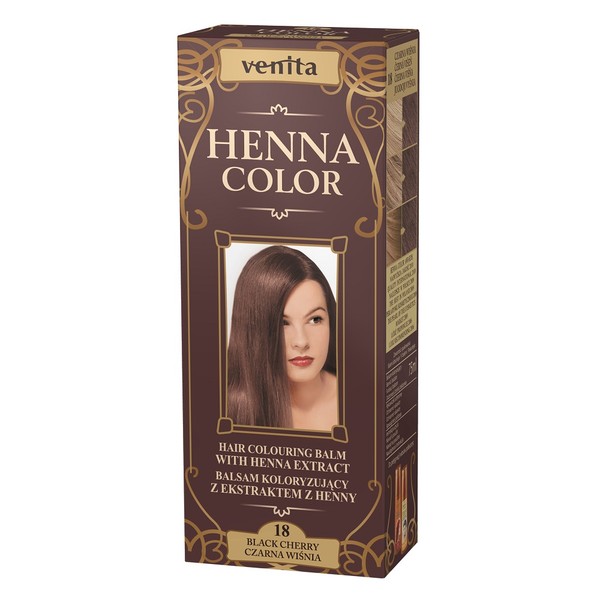 Henna Color 18 Czarna Wiśnia Balsam koloryzujący z ekstraktem z henny