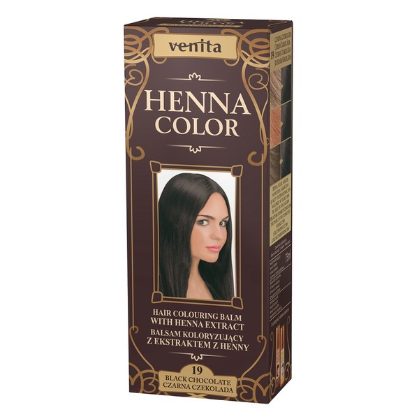 Henna Color 19 Czarna Czekolada Balsam koloryzujący z ekstraktem z henny