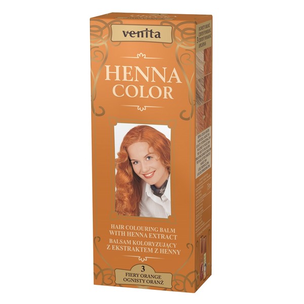 Henna Color 3 Ognisty Oranż Balsam koloryzujący z ekstraktem z henny