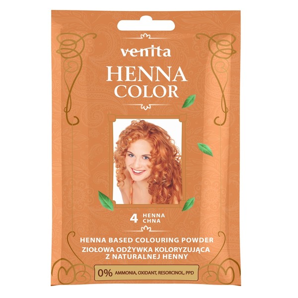Henna Color 4 Ziołowa odżywka koloryzująca z naturalnej henny