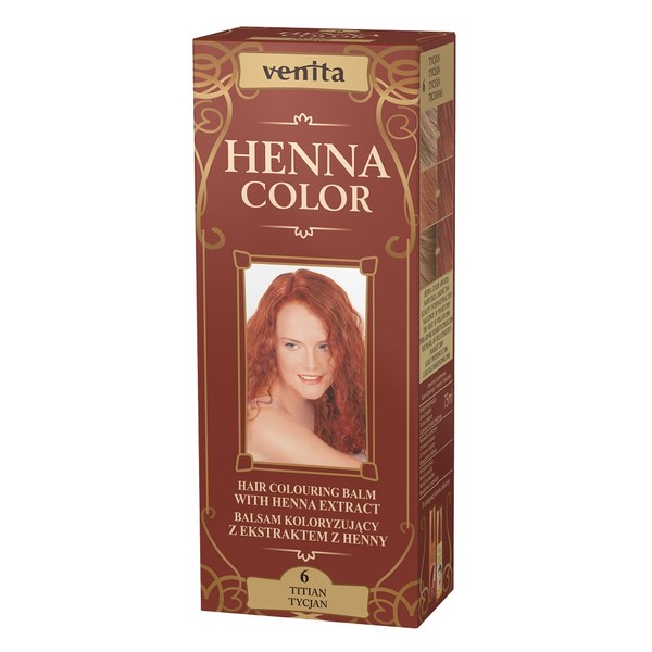 Henna Color 6 Tycjan Balsam koloryzujący z ekstraktem z henny