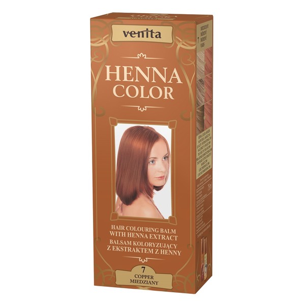 Henna Color 7 Miedziany Balsam koloryzujący z ekstraktem z henny