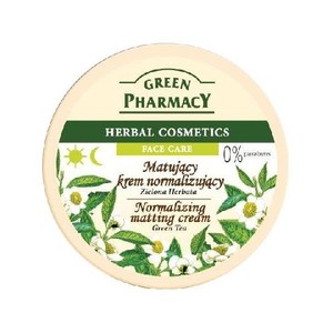Herbal Cosmetics z zieloną herbatą Krem do twarzy normalizujący