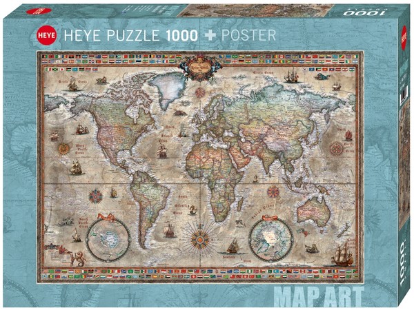 Puzzle Retro World 1000 elementów