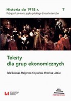 Historia do 1918 r. Teksty dla grup ekonomicznych - pdf