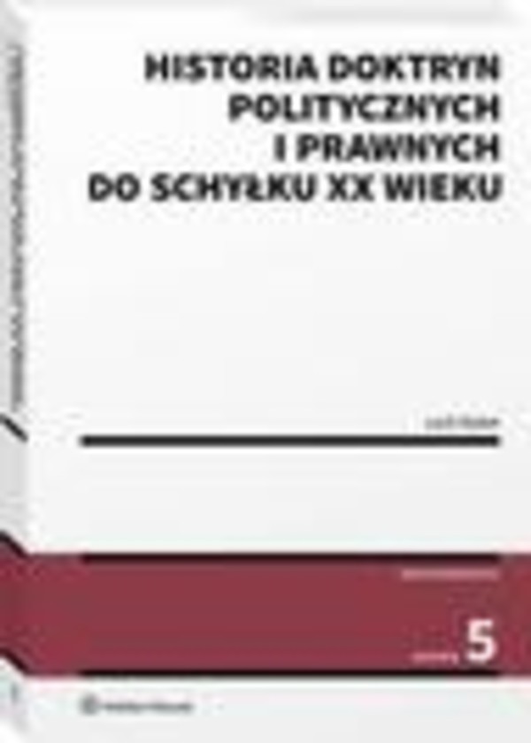 Historia doktryn politycznych i prawnych do schyłku XX wieku - pdf