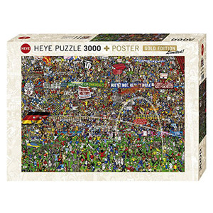 Puzzle Historia piłki nożnej 3000 elementów