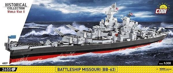 Klocki Historical Collection Battleship Missouri (BB-63)
