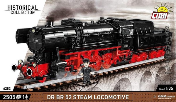 Klocki Historical Collection DR BR 52 Steam Locomotive
