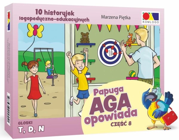 Papuga Aga opowiada 10 historyjek logopedyczno-edukacyjnych Część 9