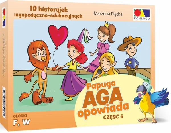 Papuga Aga opowiada 10 historyjek logopedyczno-edukacyjnych Część 6