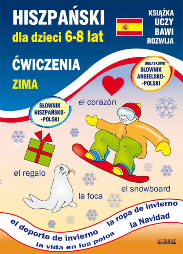 Hiszpański dla dzieci 6-8 lat Ćwiczenia Zima