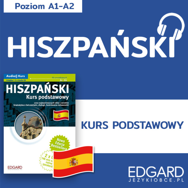 Hiszpański Kurs Podstawowy. Audio kurs - Audiobook mp3