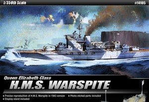 H.M.S. Warspite Skala 1:350