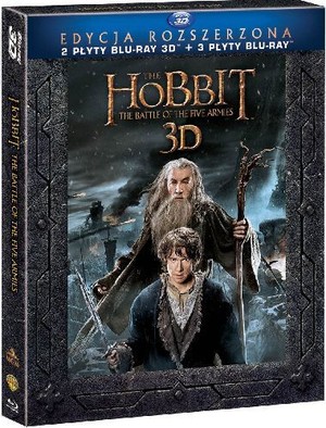 Hobbit: Bitwa Pięciu Armii 3D Wydanie rozszerzone (5 BD)