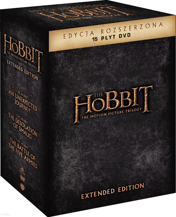 Hobbit: Trylogia Wydanie rozszerzone (B-stock) (15 DVD)