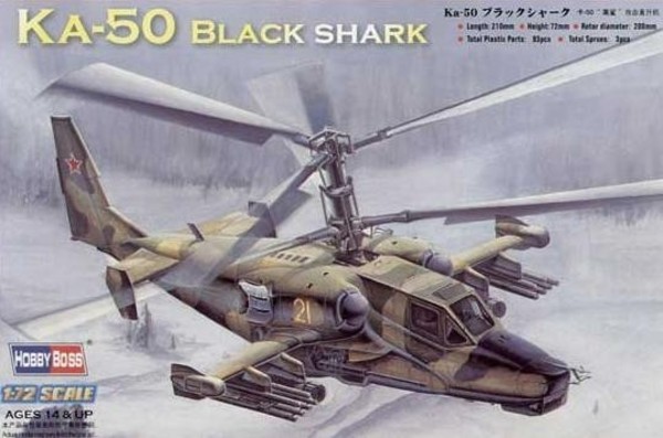 Kamov Ka-50 B lack Shark Skala 1:72