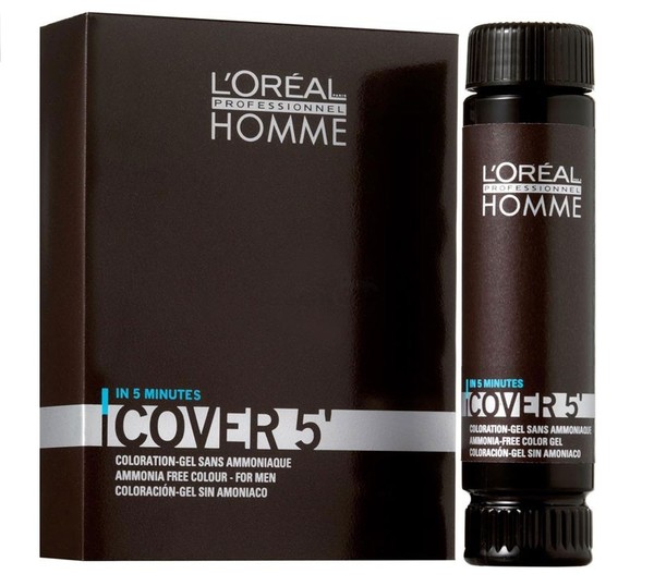 Homme Cover 5 Hair Colour Gel 5 Light Brown Żel do koloryzacji włosów