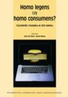 Okładka:Homo legens czy homo consumens? 