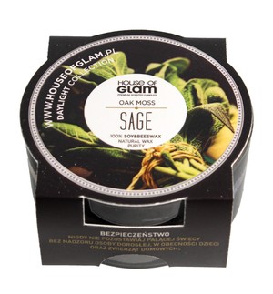 Oak Moss Sage Świeca zapachowa mini
