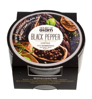 Black Pepper & Coffee Świeca zapachowa mini