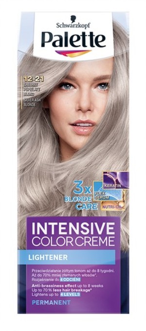 Palette Intensice Color Creme 12-21 średni popielaty blond Krem koloryzujący