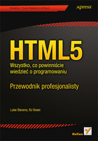 HTML5 Wszystko, co powinniście wiedzieć o programowaniu Przewodnik profesjonalisty