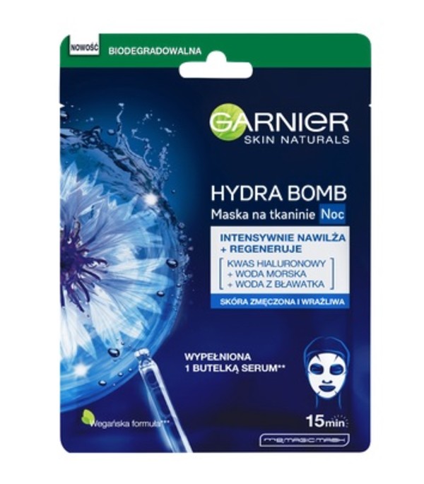 Hydra Bomb Night Maska odżywcza na tkaninie na noc