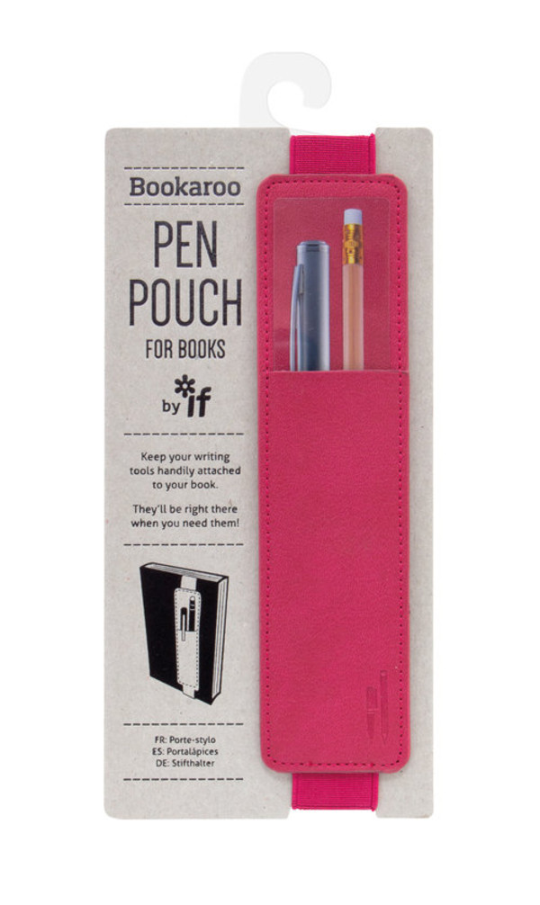 IF Bookaroo Pen Pouch - uchwyt na długopis do książki różowy