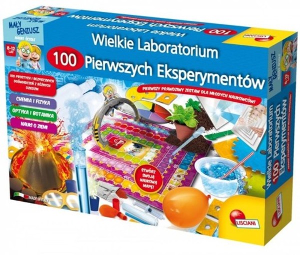 IM Genius science Wielkie Laboratorium 100 pierwszych eksperymentów
