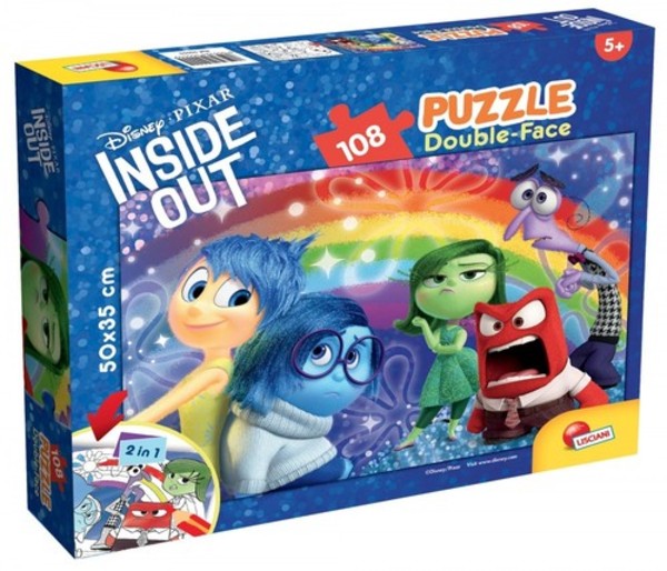 Inside Out W głowie się nie mieści Puzzle dwustronne