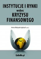 Okładka:Instytucje i rynki wobec kryzysu finansowego 