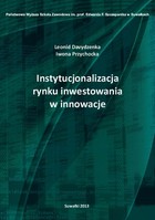 Instytucjonalizacja rynku inwestowania w innowacje - pdf