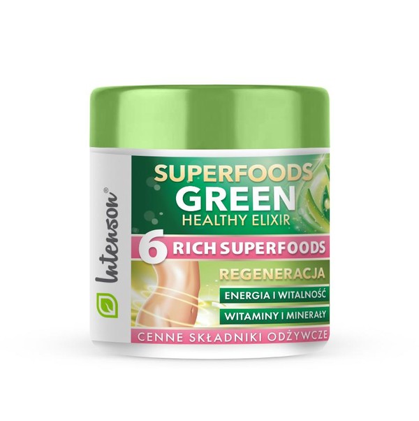 Superfoods Green Healthy Elixir Koktajl pobudzający Suplement diety