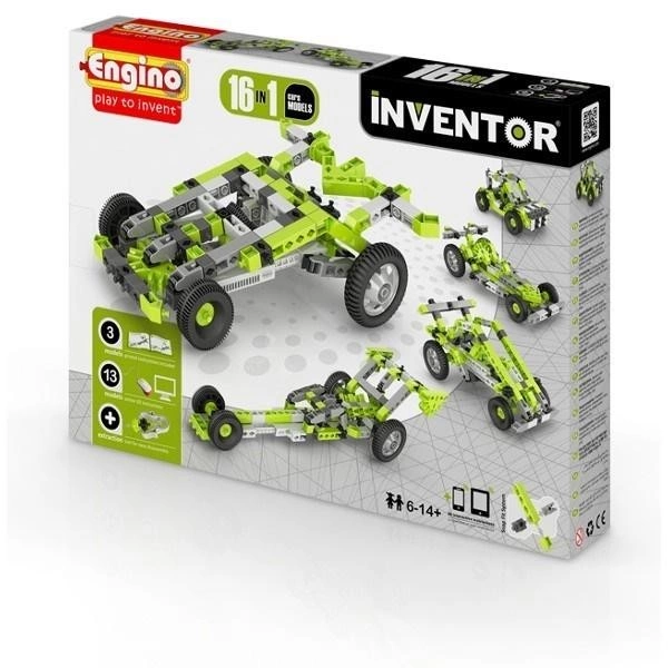 Inventor Zestaw Konstrukcyjny 16 modeli samochodów