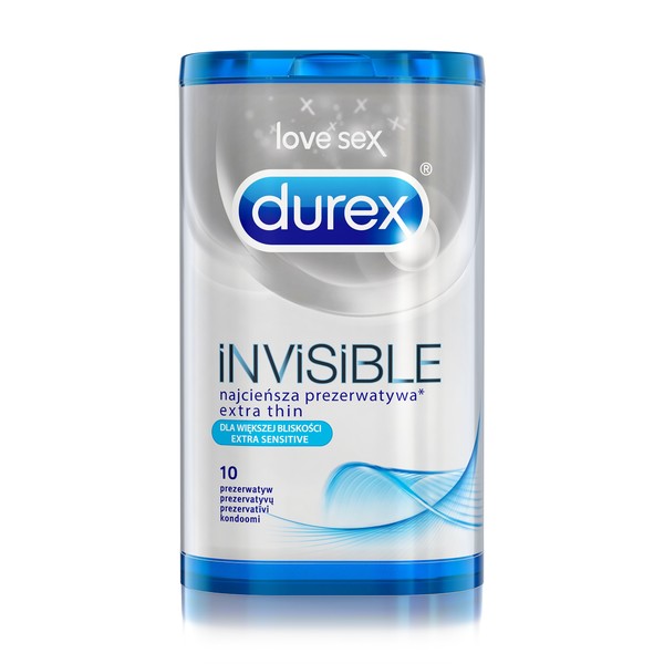 Invisible Extra Thin Super cienkie prezerwatywy
