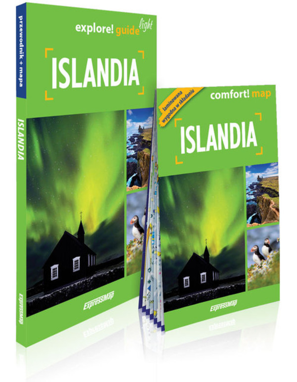 Islandia explore! 2w1: przewodnik i mapa