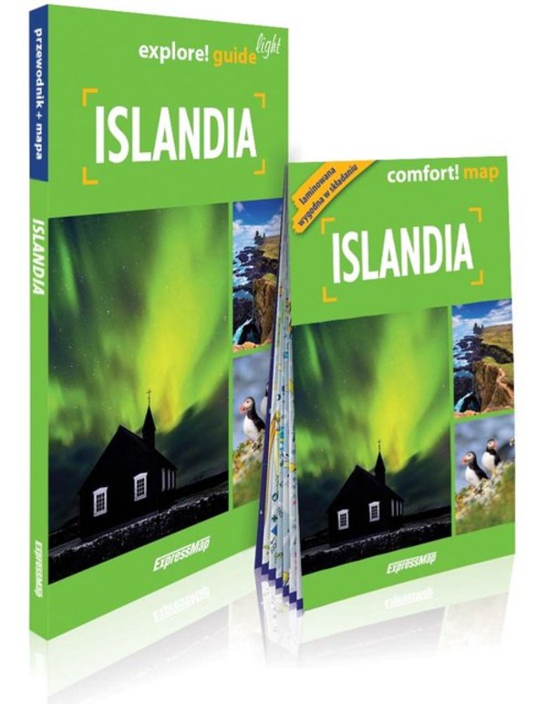 Islandia Przewodnik + mapa Explore! guide light