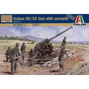 Italian 90/53 Gun with Crew Skala 1:72