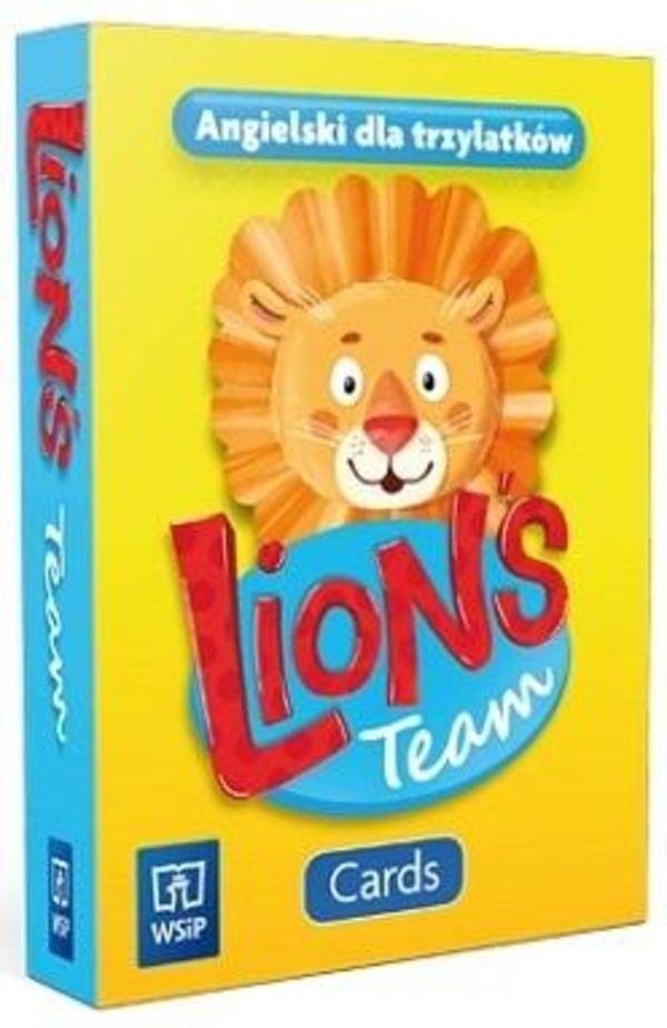 Język angielski. 3-latek Lion`s Team. Cards