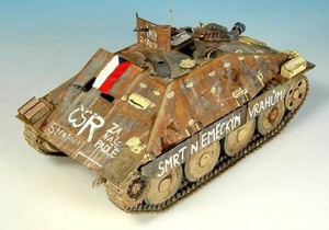 Jagdpanzer 38(t) Hetzer Prague 1945 Skala 1:35