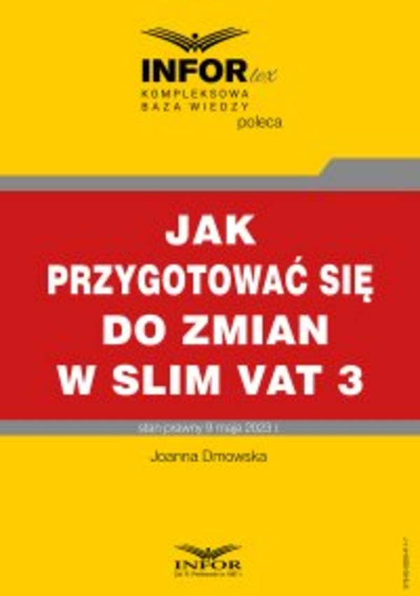 Jak przygotować się do zmian SLIM VAT 3 - pdf