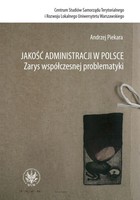 Okładka:Jakość administracji w Polsce 