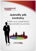 Jednolity plik kontrolny. Praktyczne wyjaśnienia i odpowiedzi na pytania