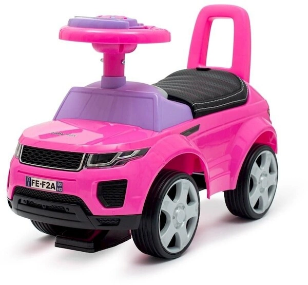 Jeździk SUV ekoskóra Prime różowy