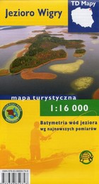 Jezioro Wigry Mapa turystyczna Skala: 1:16 000