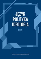 Okładka:Język, Polityka, Ideologia Tom 1. 