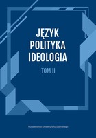 Okładka:Język, Polityka, Ideologia Tom 2. 