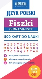 Język polski. Fiszki gimnazjalisty. 500 kart do nauki - mobi, epub, pdf